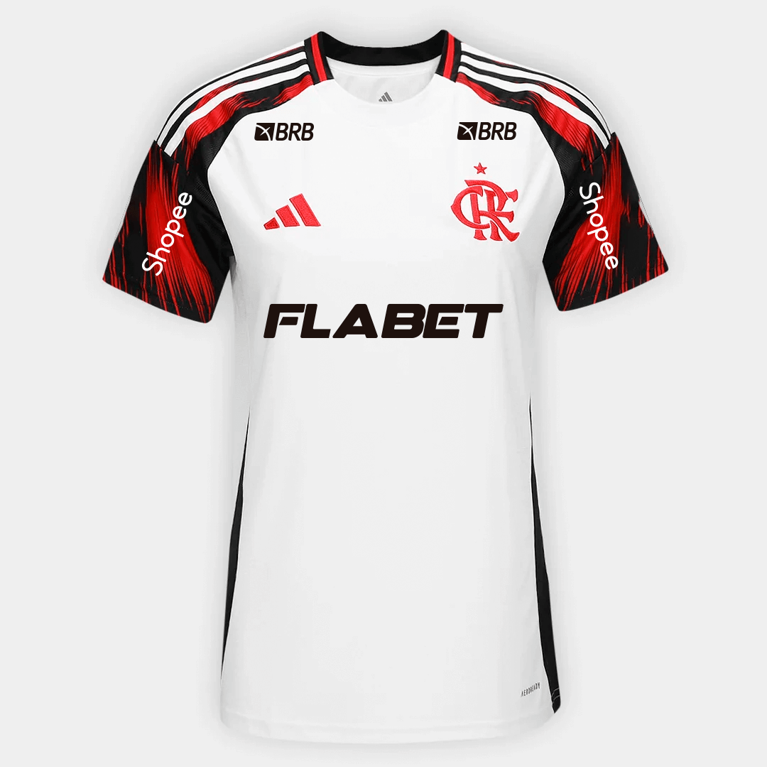 Jersey Woman Flamengo 2025/26 II Fan With Sponsors