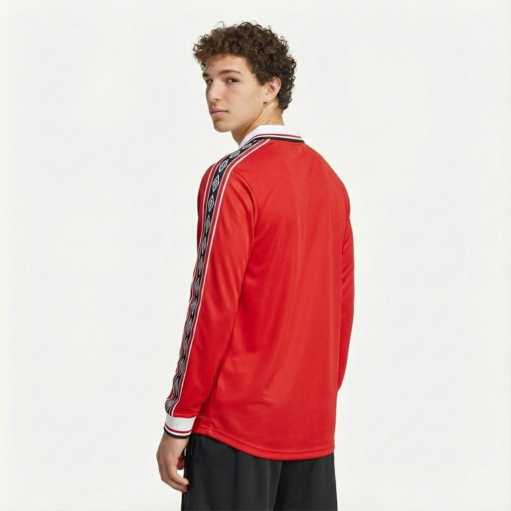 Jersey Manchester United 1998 Home Retro Long Sleeve