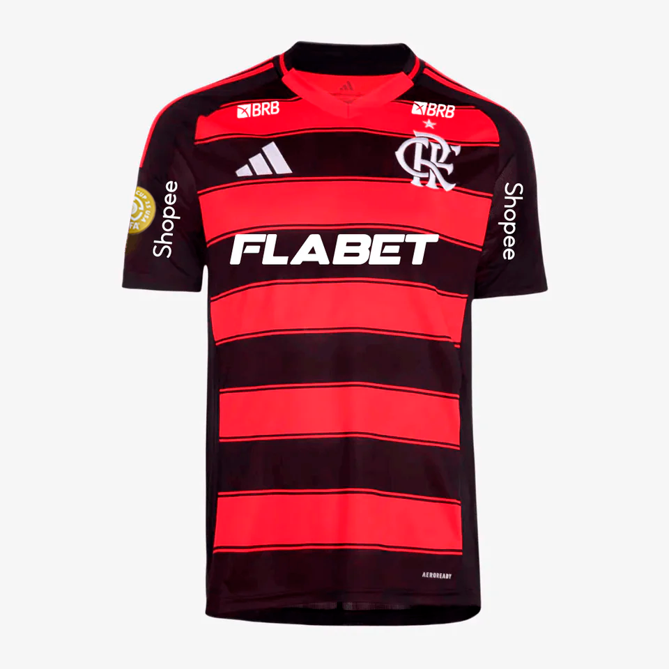 Jersey Flamengo 2025/26 I Fan With Sponsors