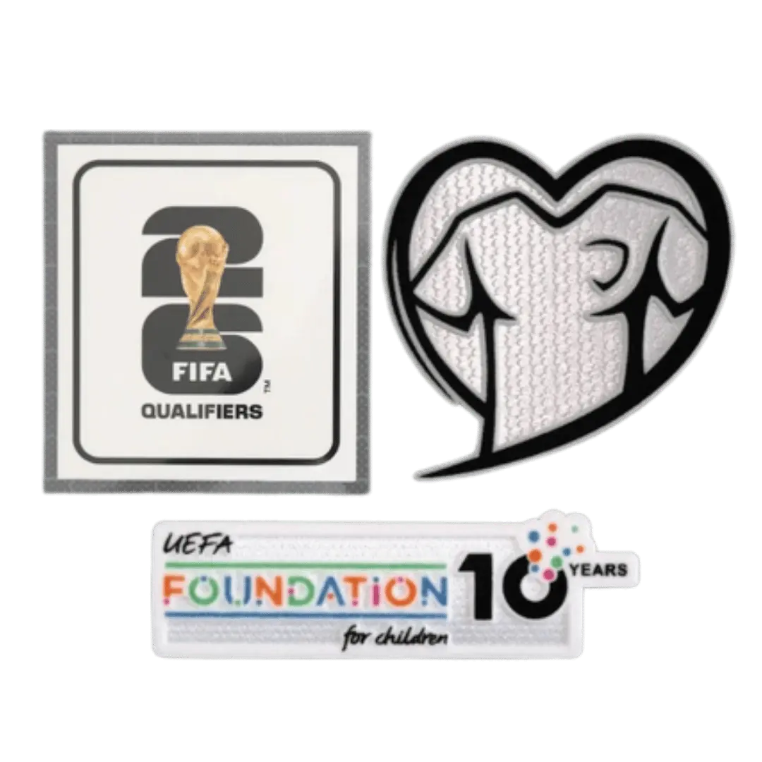 Kit Patches World Cup 2026 Qualifiers Play With Heart & FOUNDATION