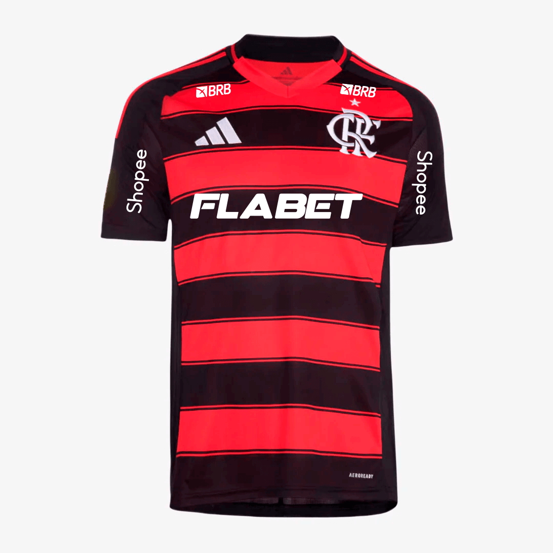 Jersey Flamengo 2025/26 I Fan With Sponsors