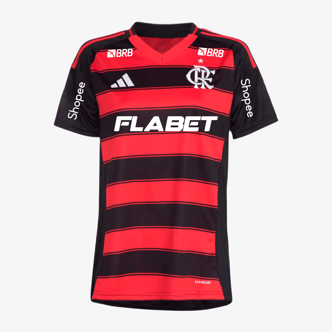 Jersey Woman Flamengo 2025/26 I Fan With Sponsors