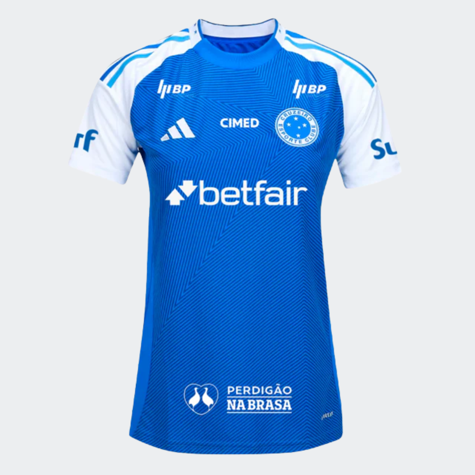 Jersey Woman Cruzeiro 2025/26 I Fan With Sponsors