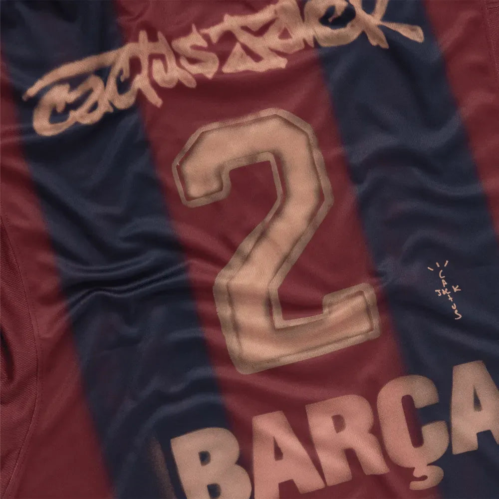 Travis Scott x FC Barcelona Retro 2000/01 Home Skeleton