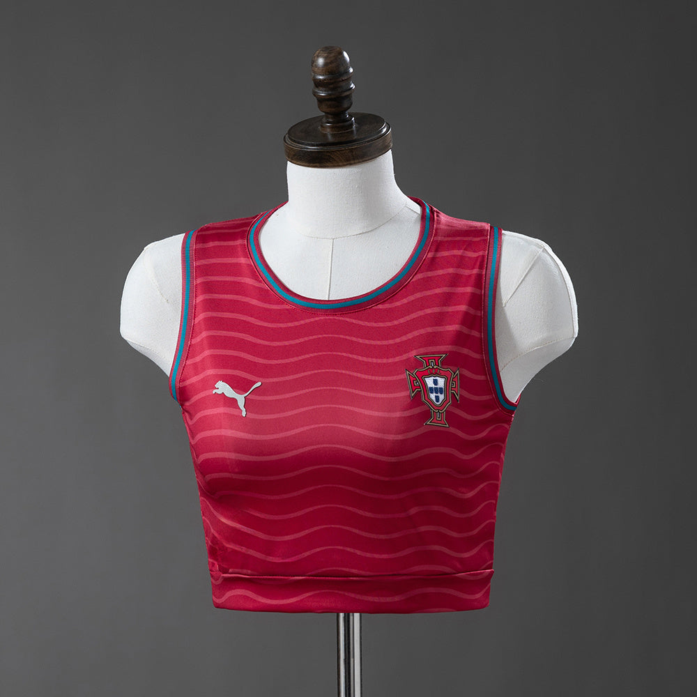 Portugal 2026 Home Women's Vest Cropped