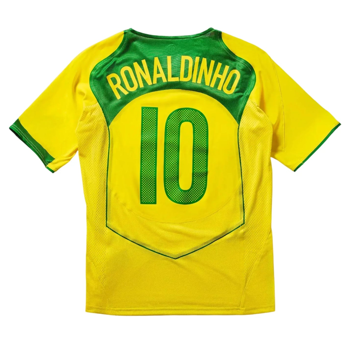 Jersey National Team Brazilian 2004 I Fan Reedição Total 90 RONALDINHO 10