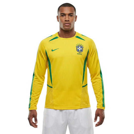 Jersey Brazil 2002 I Retro Longsleeve Man