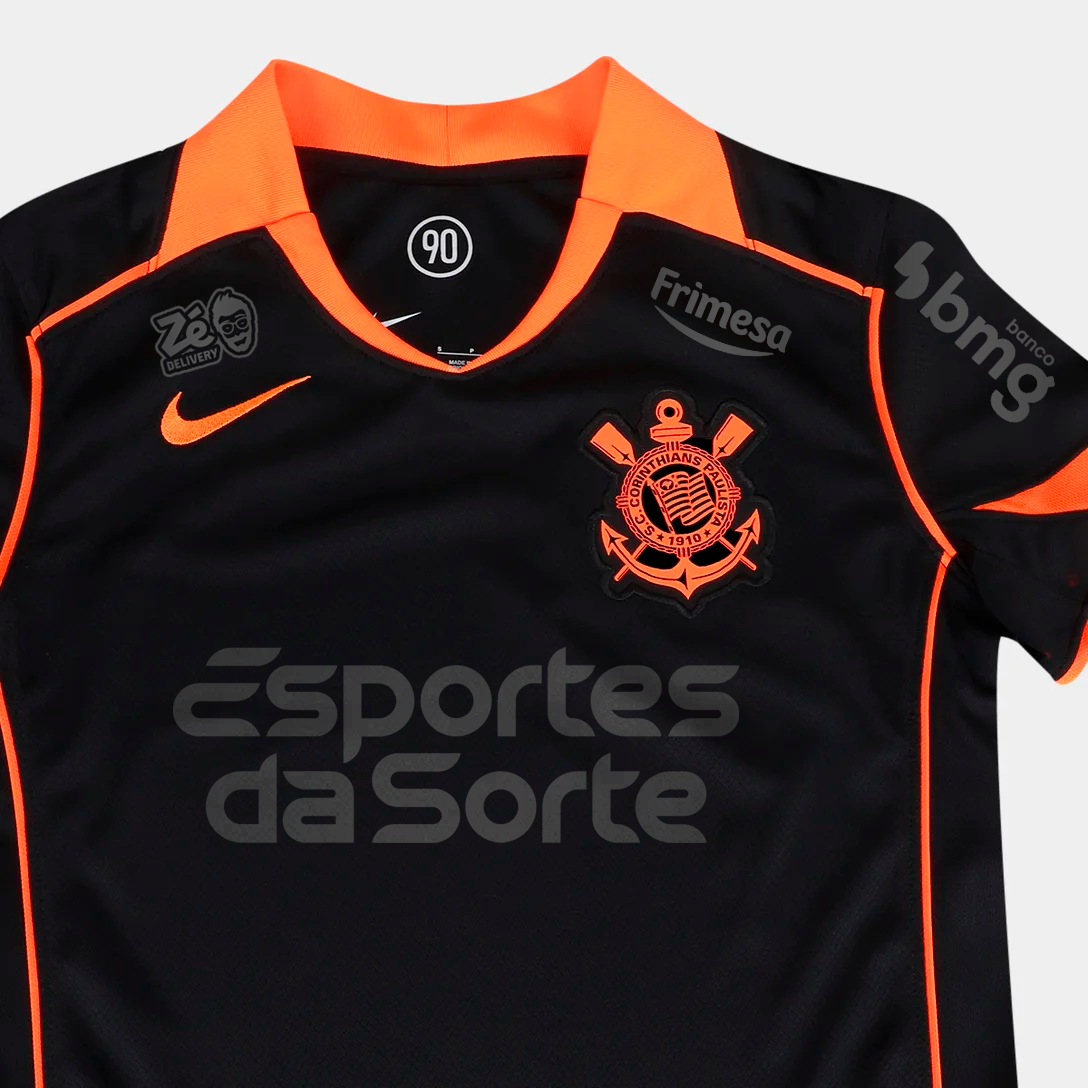 Jersey Woman Corinthians 2025/26 III Fan With Sponsors