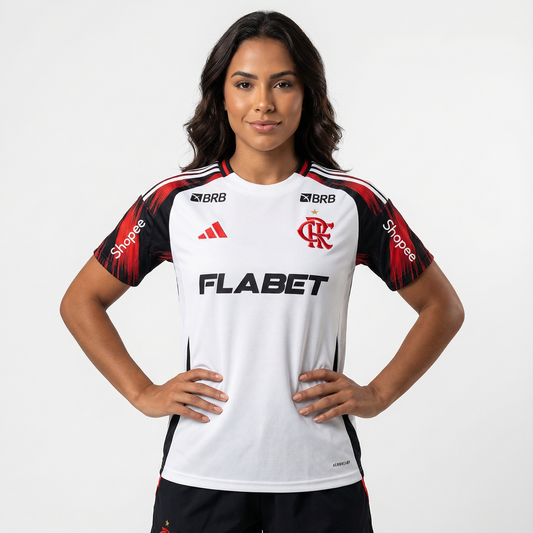 Jersey Woman Flamengo 2025/26 II Fan With Sponsors