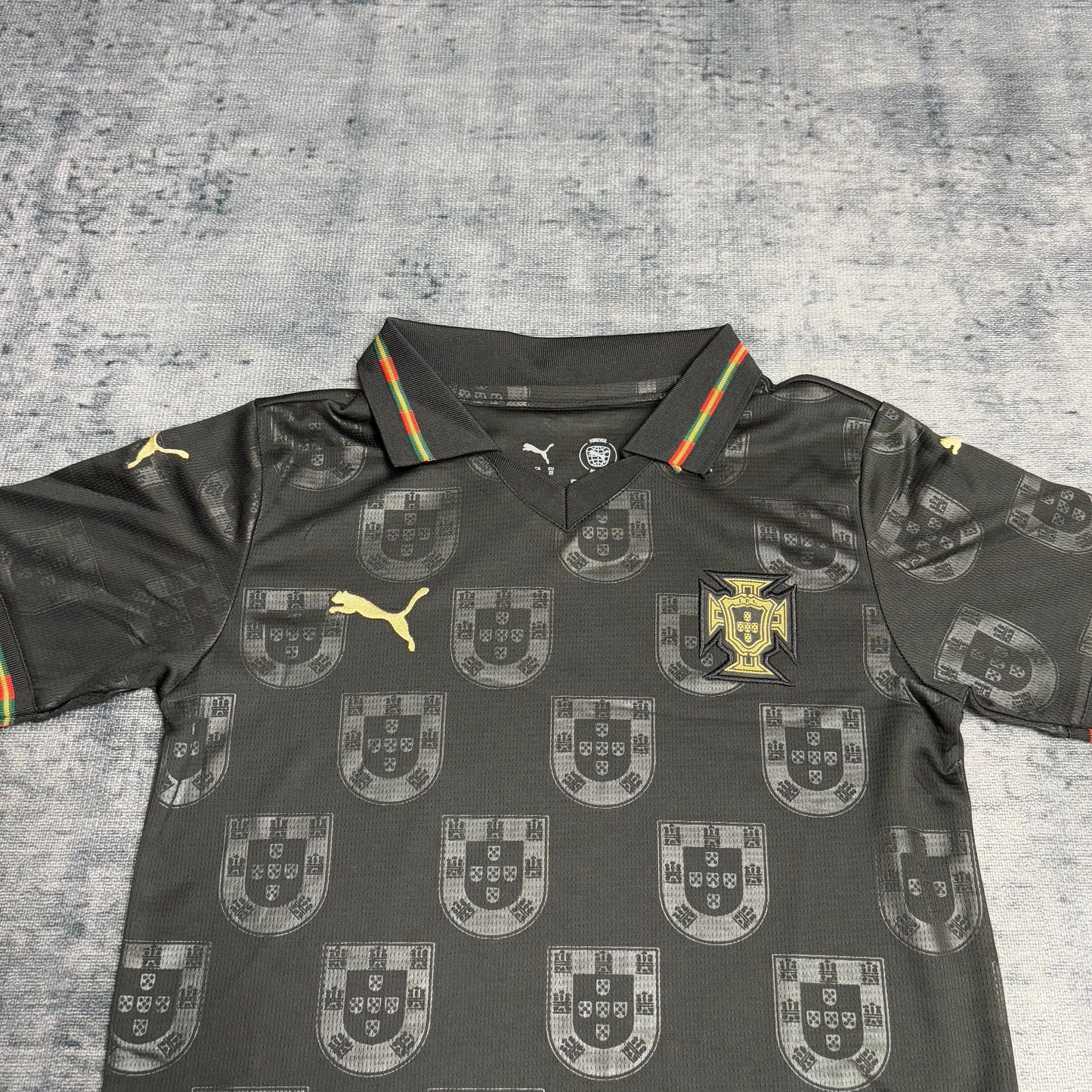 Portugal Pantera Negra 2026 Kit Kids Ronaldo #7