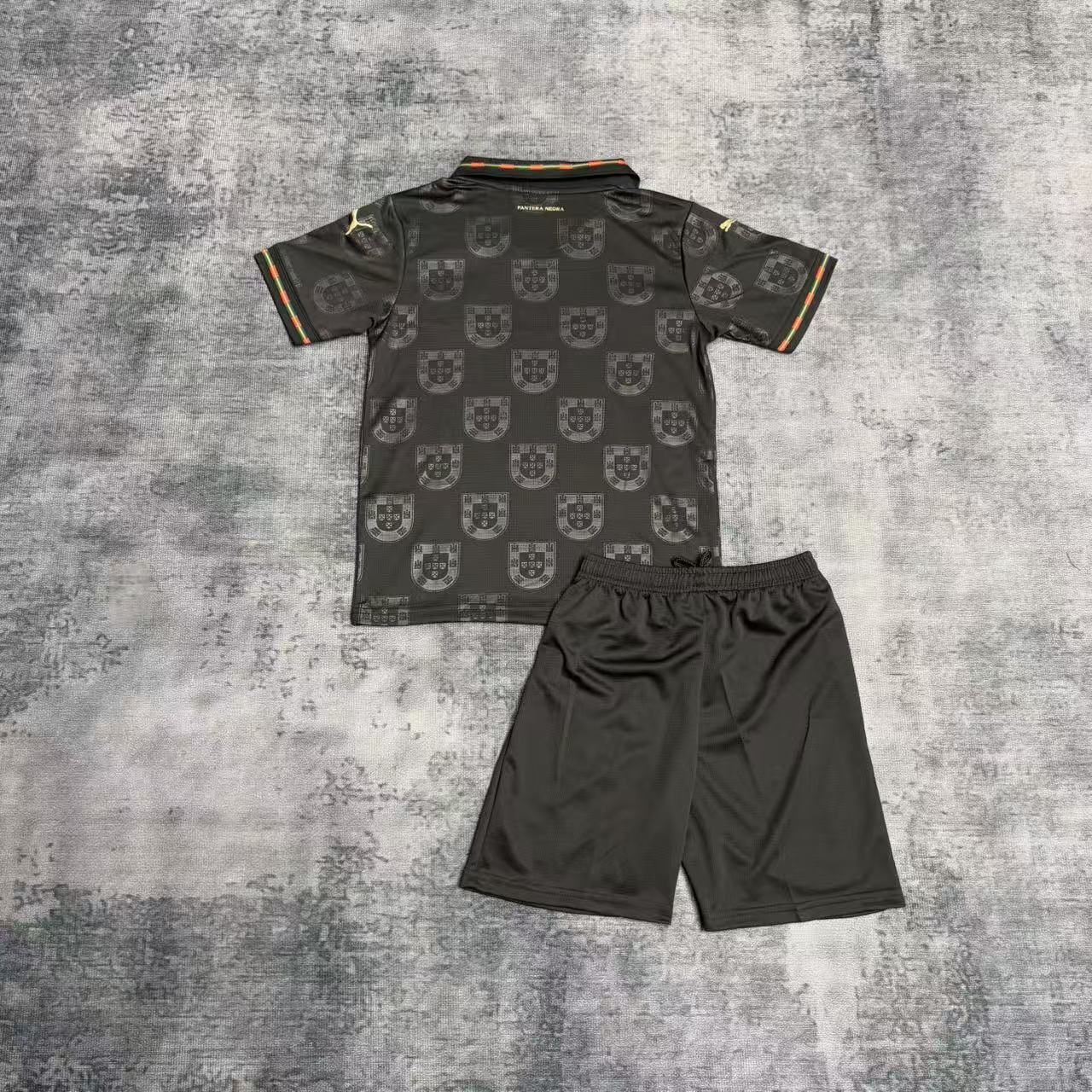 Portugal Pantera Negra 2026 Kit Kids Ronaldo #7