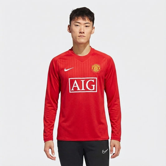Jersey Manchester United 2007 Home Retro Long Sleeve