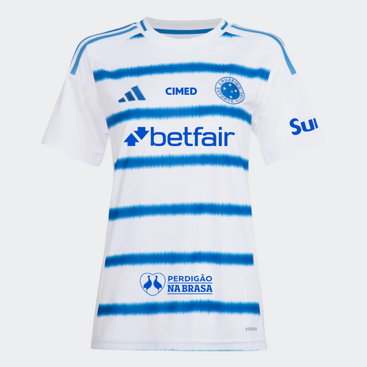 Jersey Woman Cruzeiro 2025/26 II Fan With Sponsors