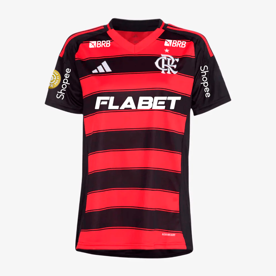 Jersey Woman Flamengo 2025/26 I Fan With Sponsors