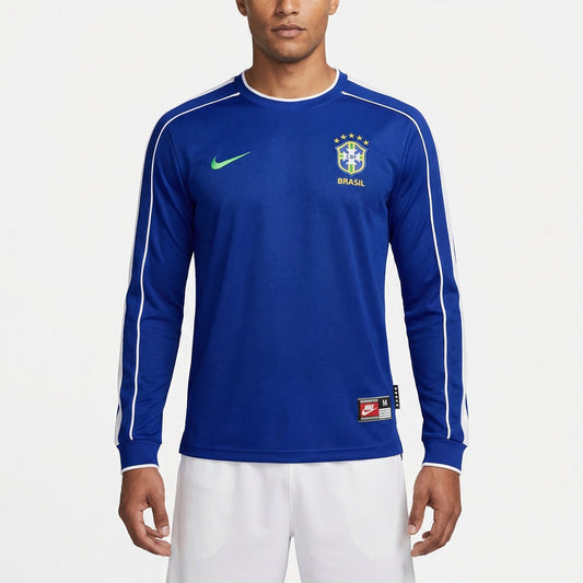 Jersey Brazil 1998 Away Retro Long Sleeve