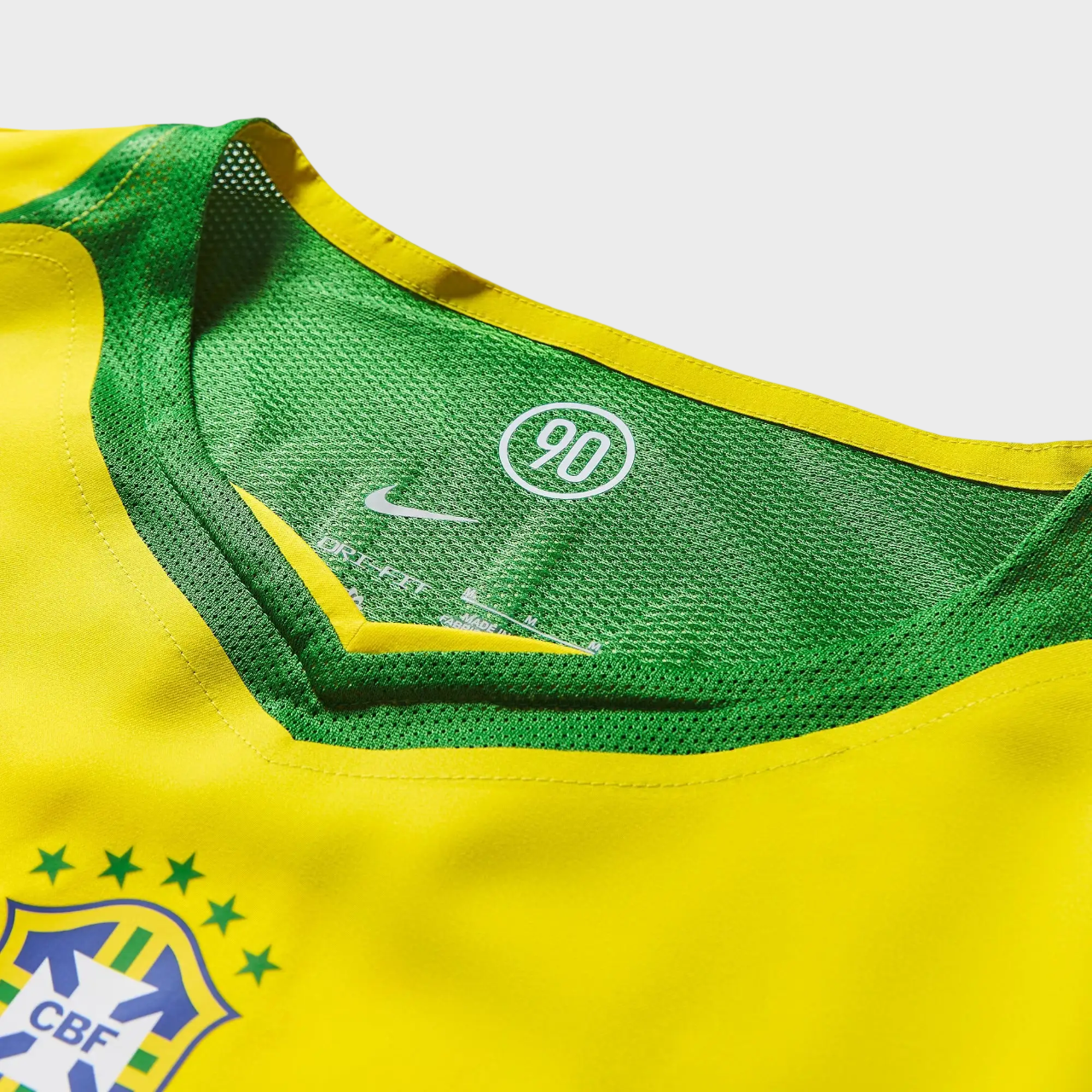 Jersey National Team Brazilian 2004 I Fan Reedição Total 90 RONALDINHO 10